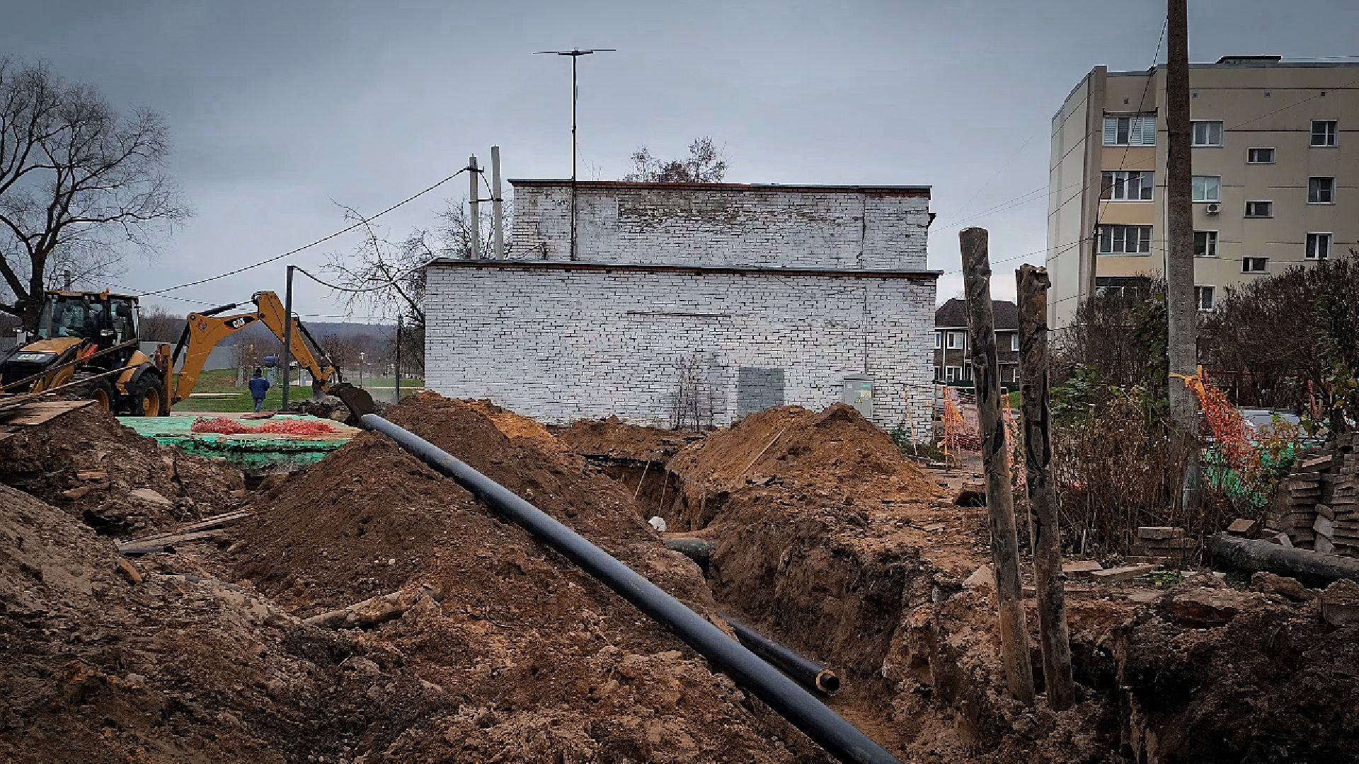 бронницы, строительство теплосетей в бронницах, жкх в бронницах, новые теплосети в бронницах,