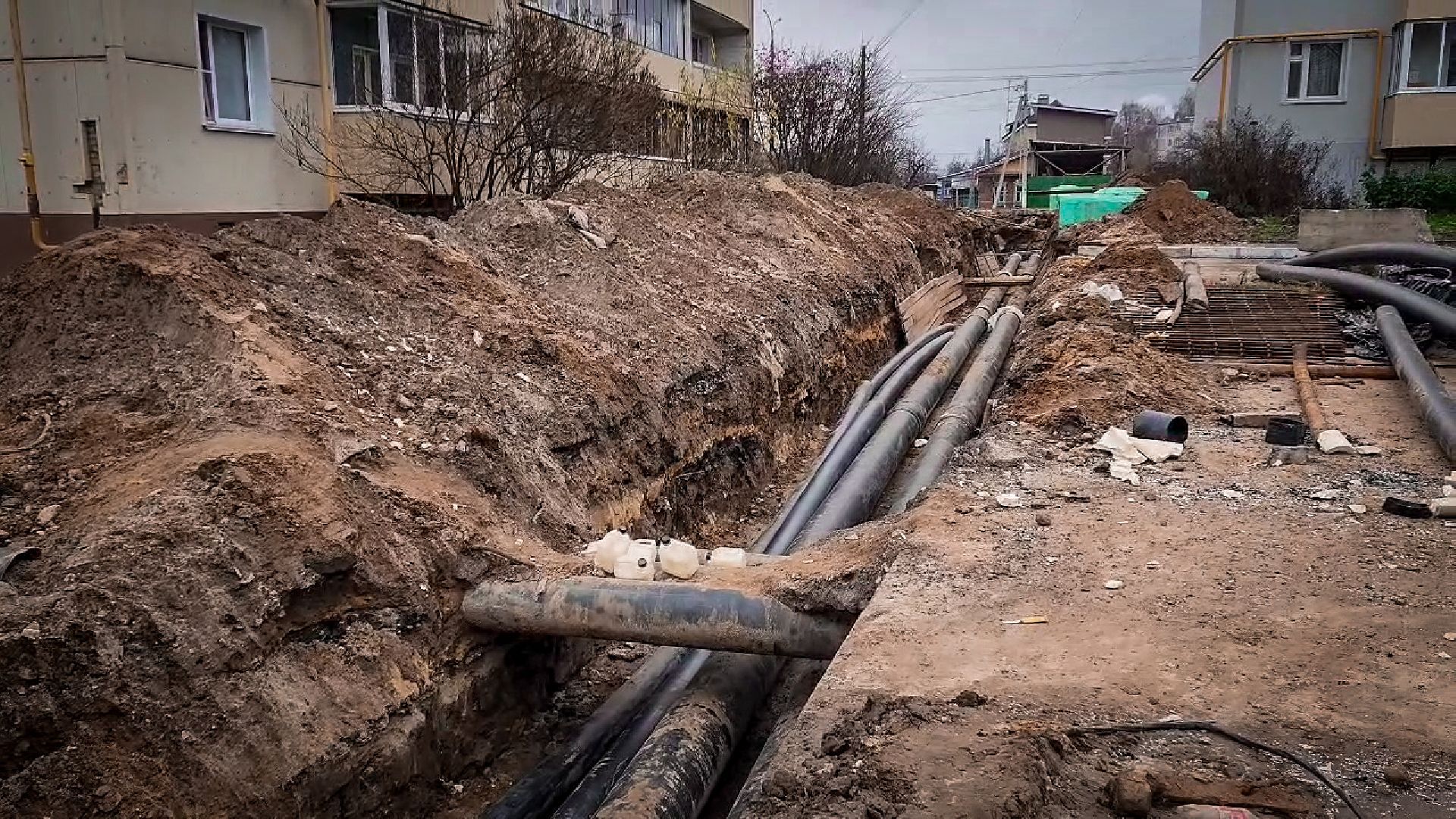 бронницы, строительство теплосетей в бронницах, жкх в бронницах, новые теплосети в бронницах,