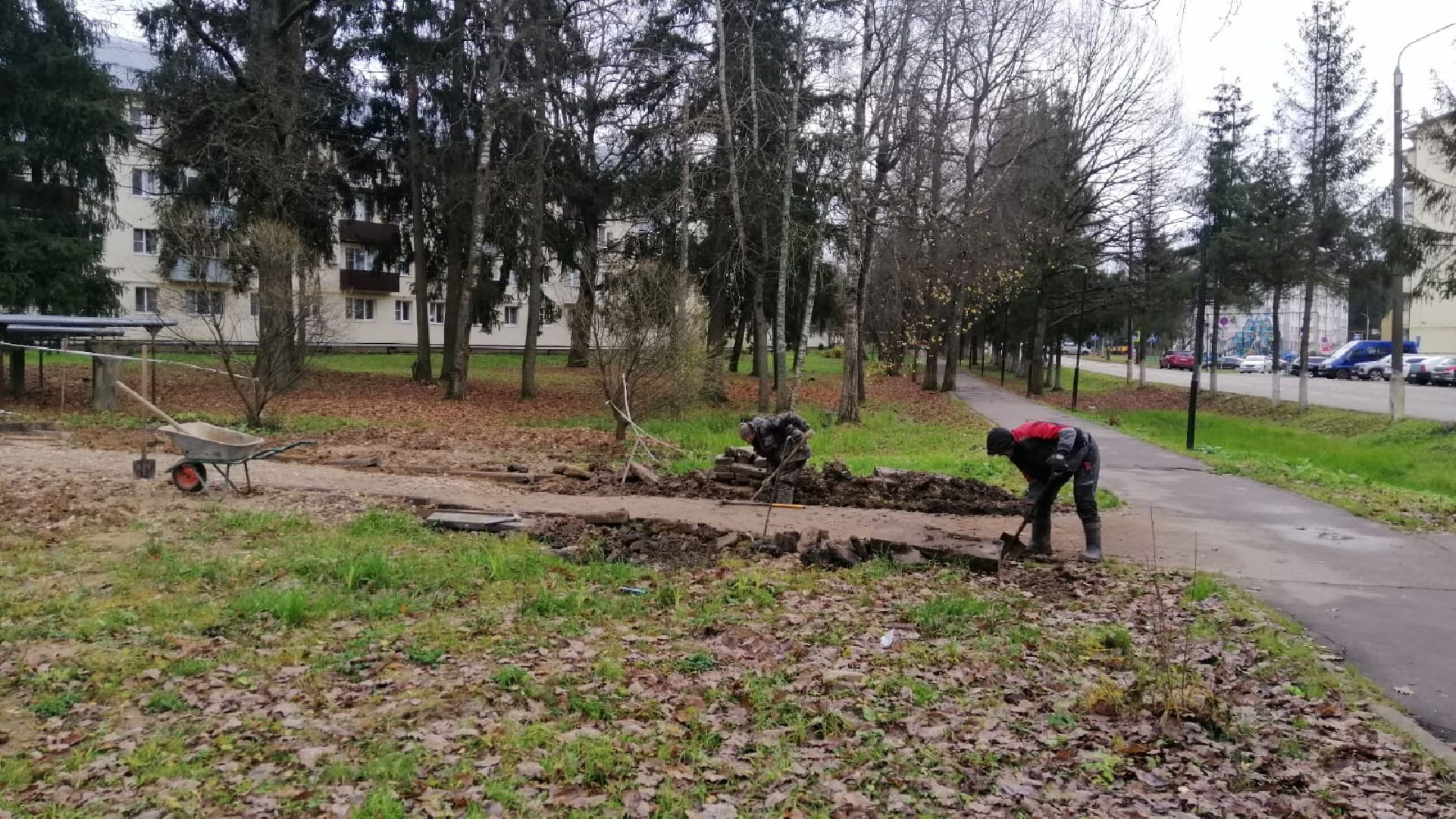 городской округ восход, благоустройство, тротуар, пешеходная дорожка,