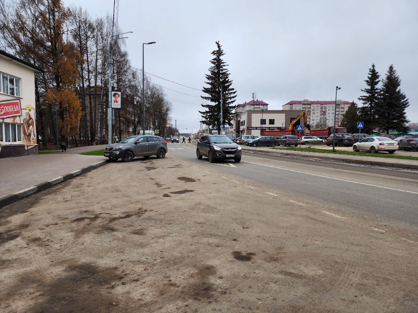 сергиев посад, сергиево-посадский городской округ, хотьково, улица михеенко, благоустройство, площадь хотьково, замена коллектора, озеленение,общественный совет,