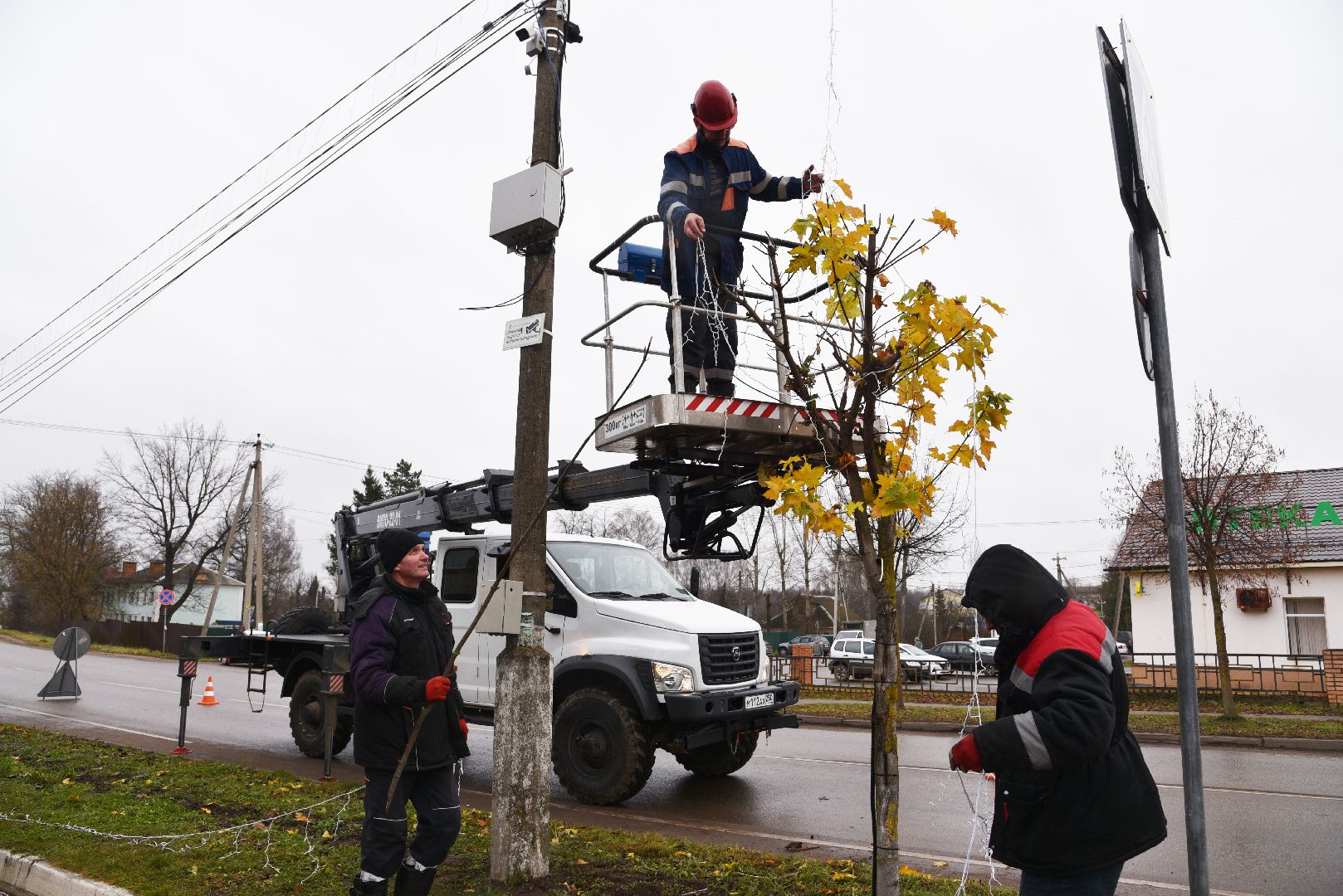 лотошино, благоустройство, новый год,