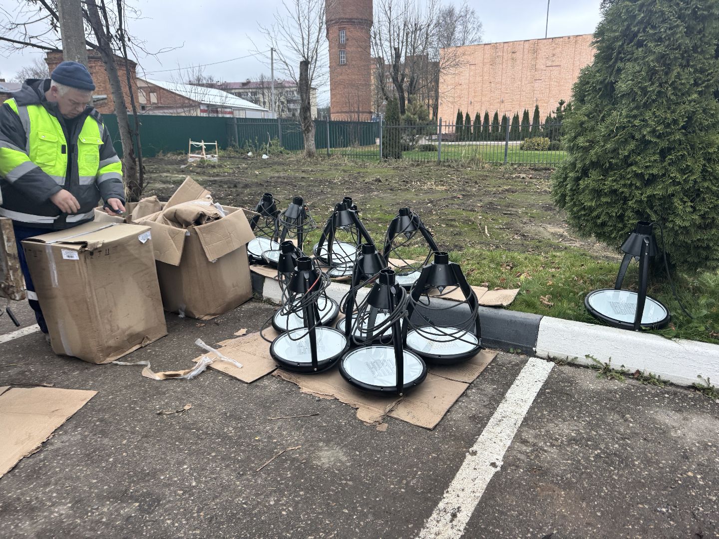 шаховская, светлый город, освещение,