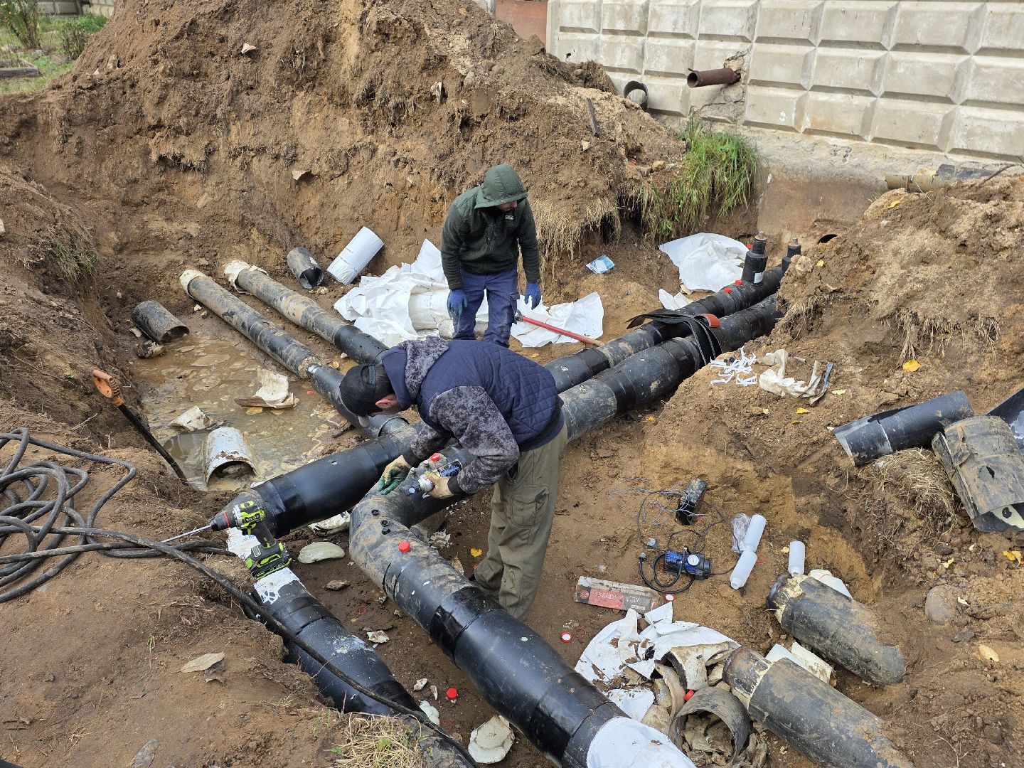 теплосети запрудня, Блаустройство,