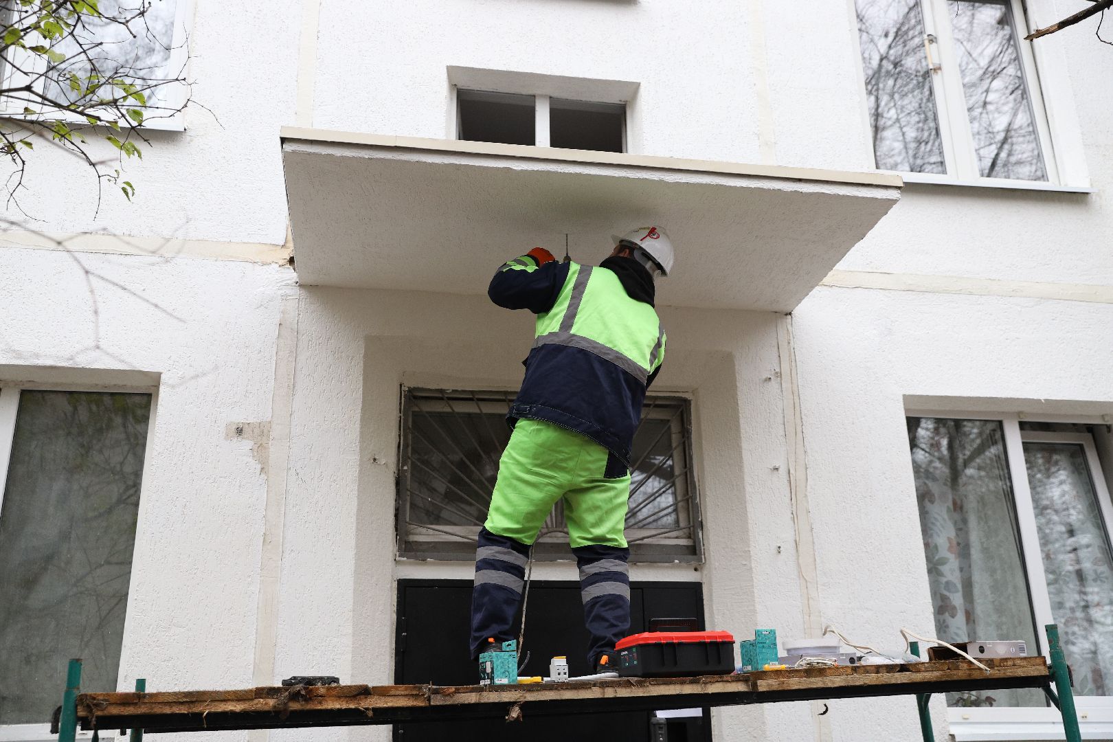 ремонт, подъезд, дом,