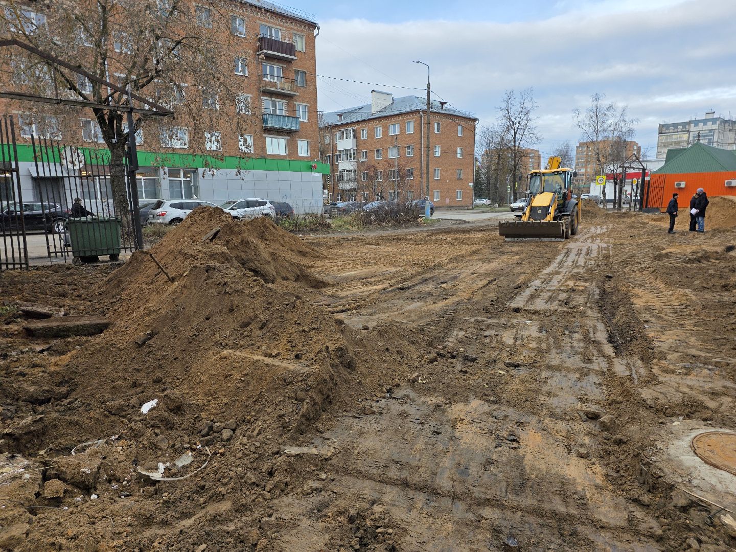 Рынок запрудня, запрудня благоустройство, Талдомскиц округ,