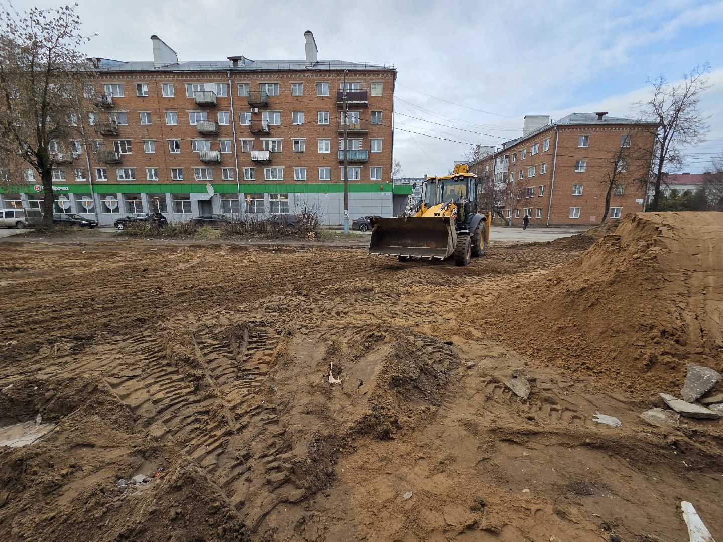 Рынок запрудня, запрудня благоустройство, Талдомскиц округ,