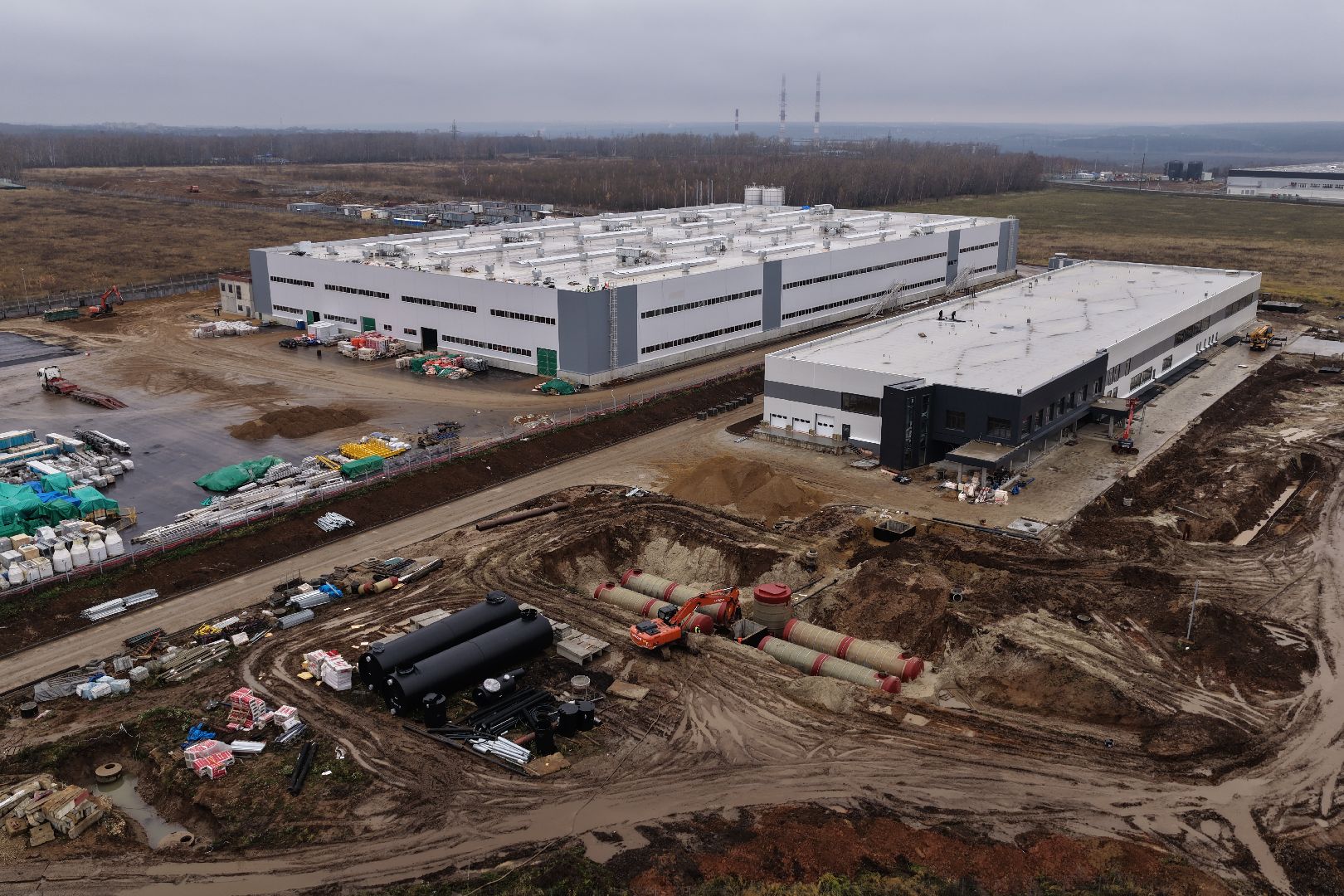 видео с коптера, производство домокомплектов в кашире, завод в кашире,