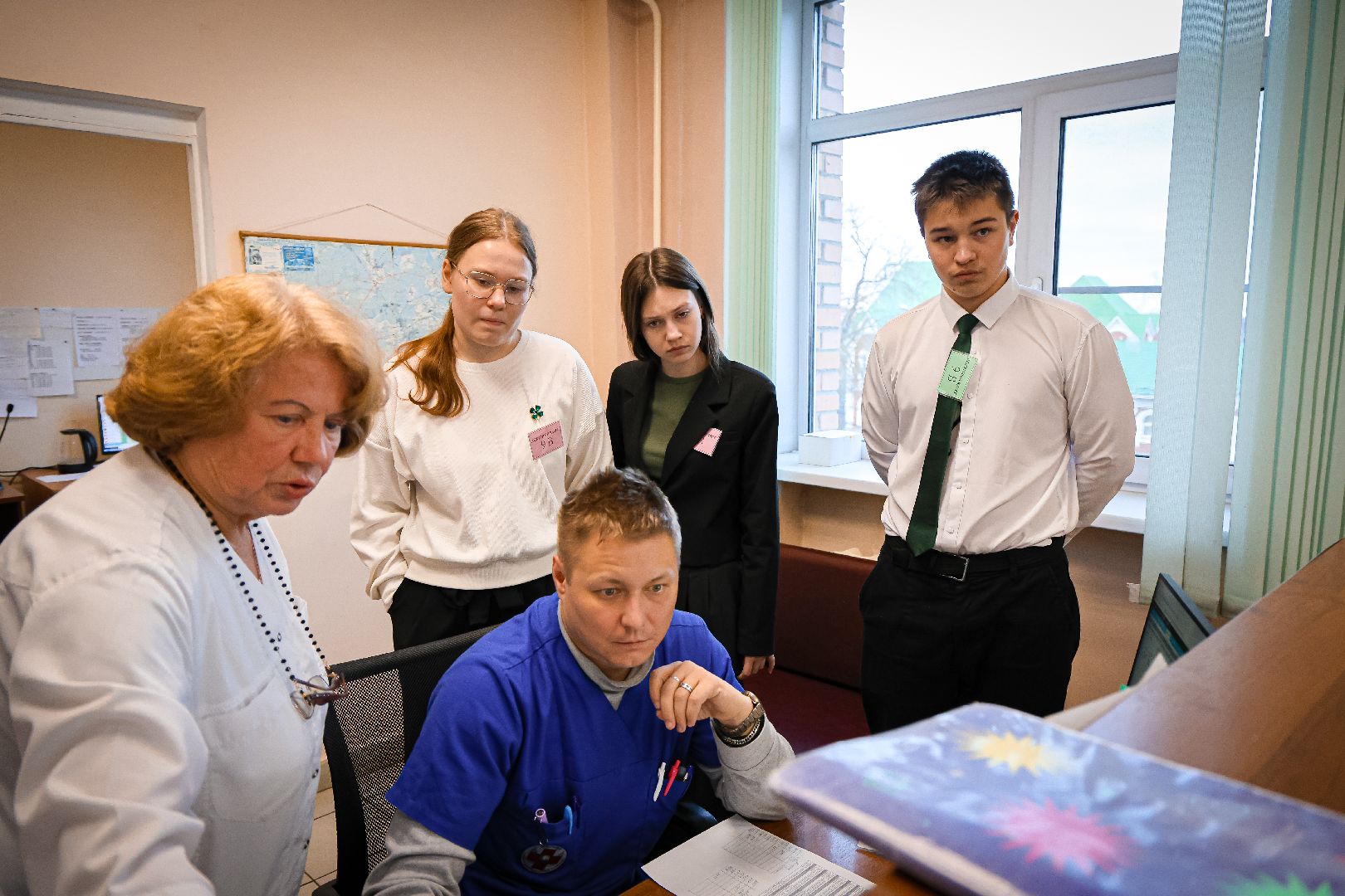 клин, школьники, медицина, образование, профориентация, скорая медицинская помощь,