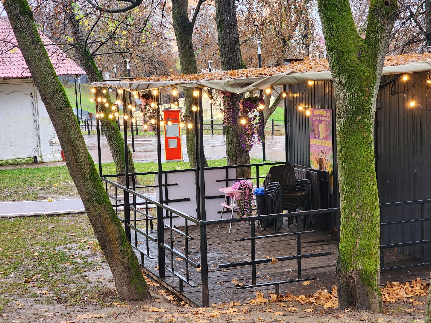 Подольск , Подготовка к зиме, Парк Талалихина ,