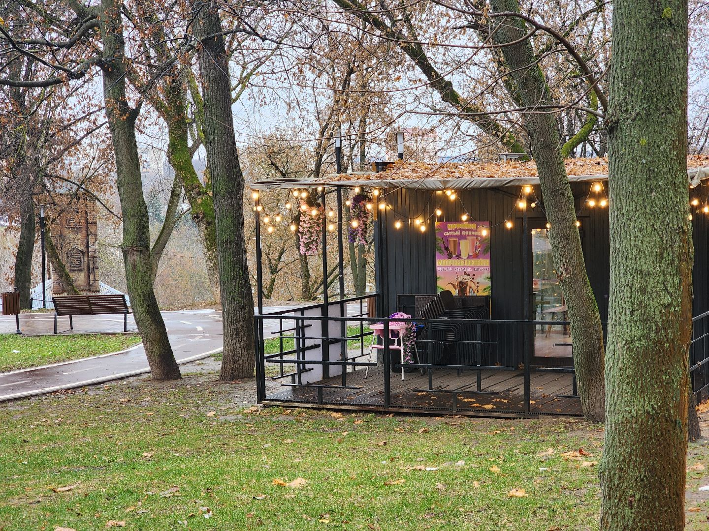 Подольск , Подготовка к зиме, Парк Талалихина ,