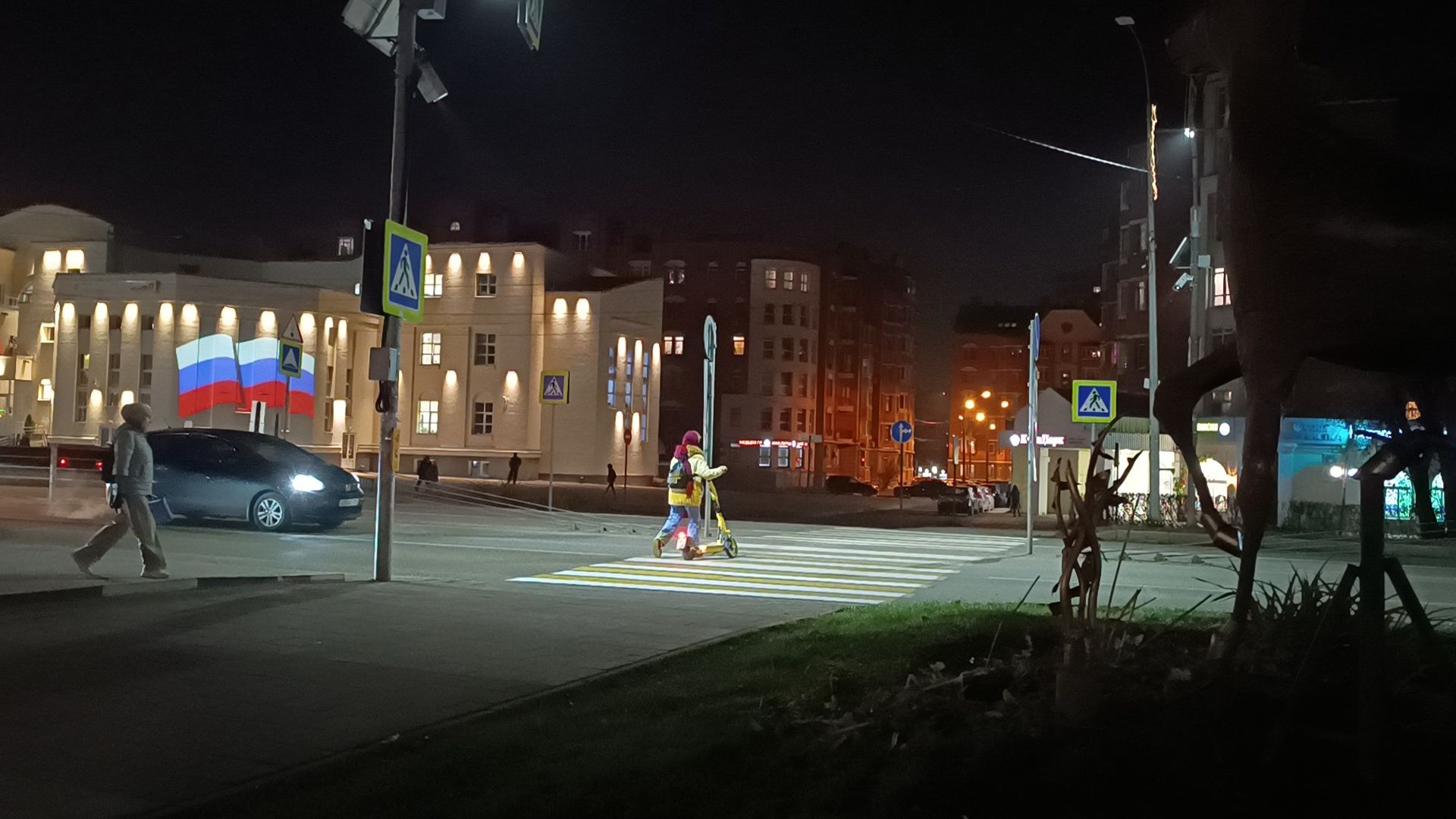 пешеходная разметка, лобня, транспорт,