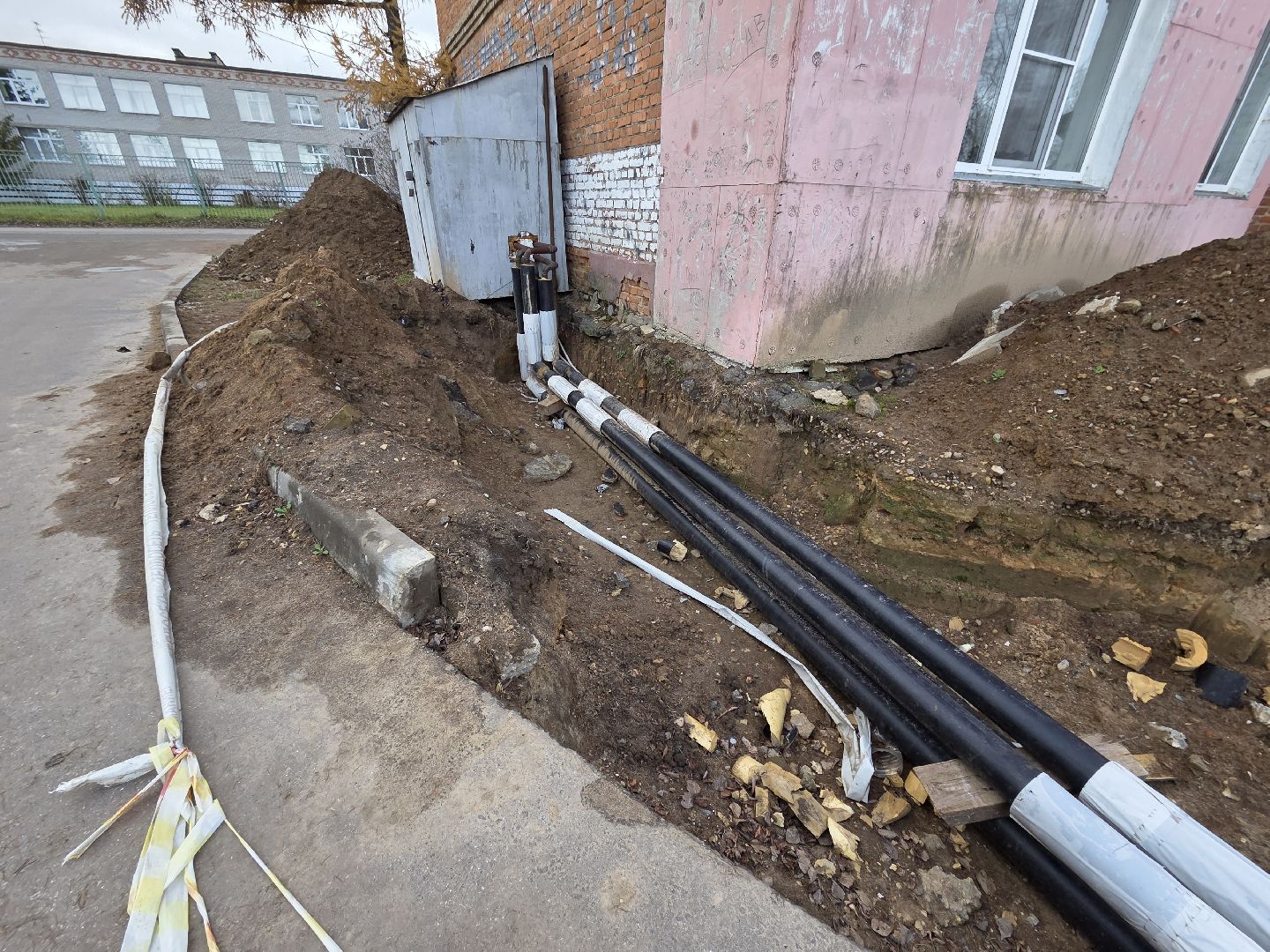 запрудня теплоснобжение, талдомский городской округ, запрудня благоустройство,