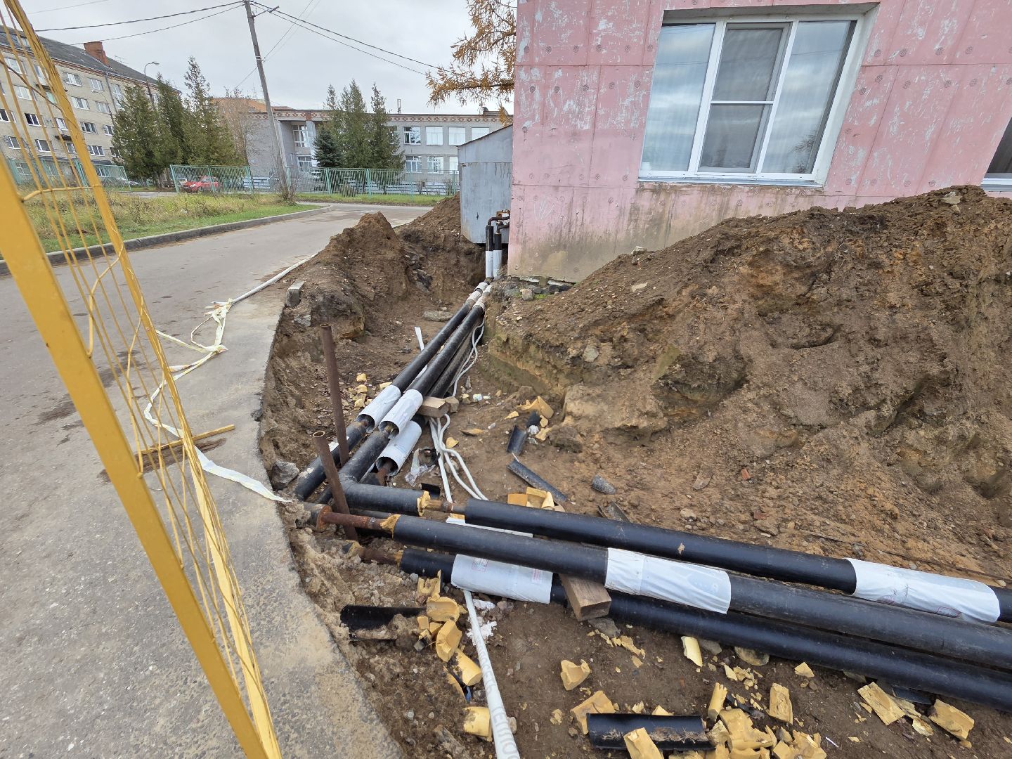 запрудня теплоснобжение, талдомский городской округ, запрудня благоустройство,