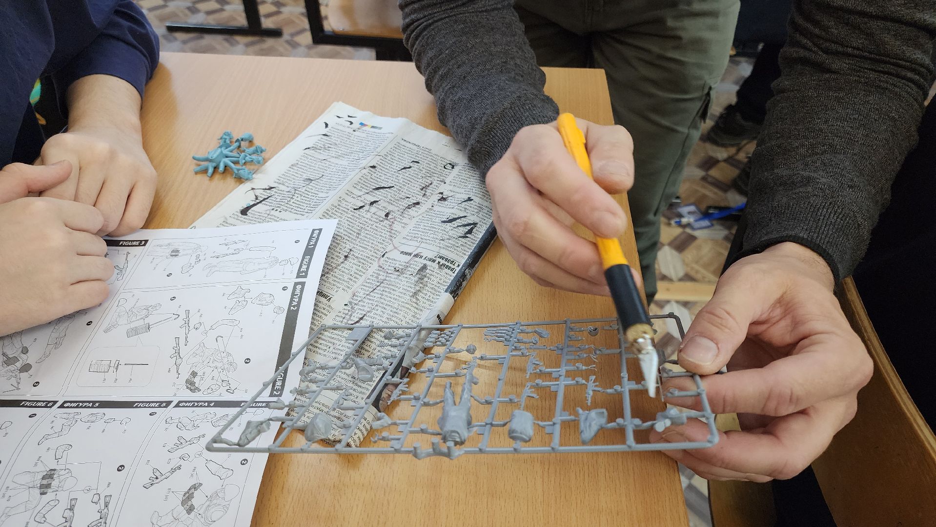 кашира, школа, диорама, афганская война, чеченская война, школьный музей,