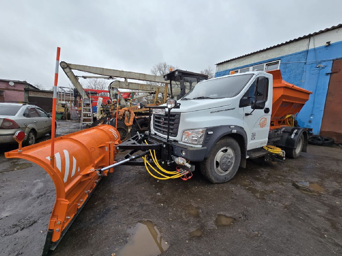 можайск, можайский муниципальный округ, подмосковье, жкх, новая техника, единый дорожно-транспортный центр, коммунальщики, зима, борьба с сугробами,  гололед,