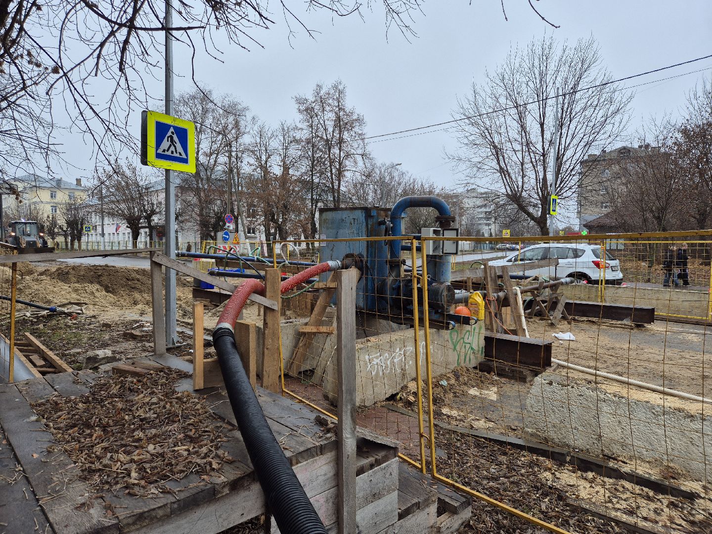 ремонт канализационного трубопровода, орехово-зуево,