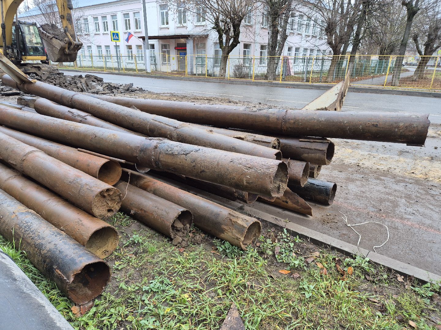 ремонт канализационного трубопровода, орехово-зуево,