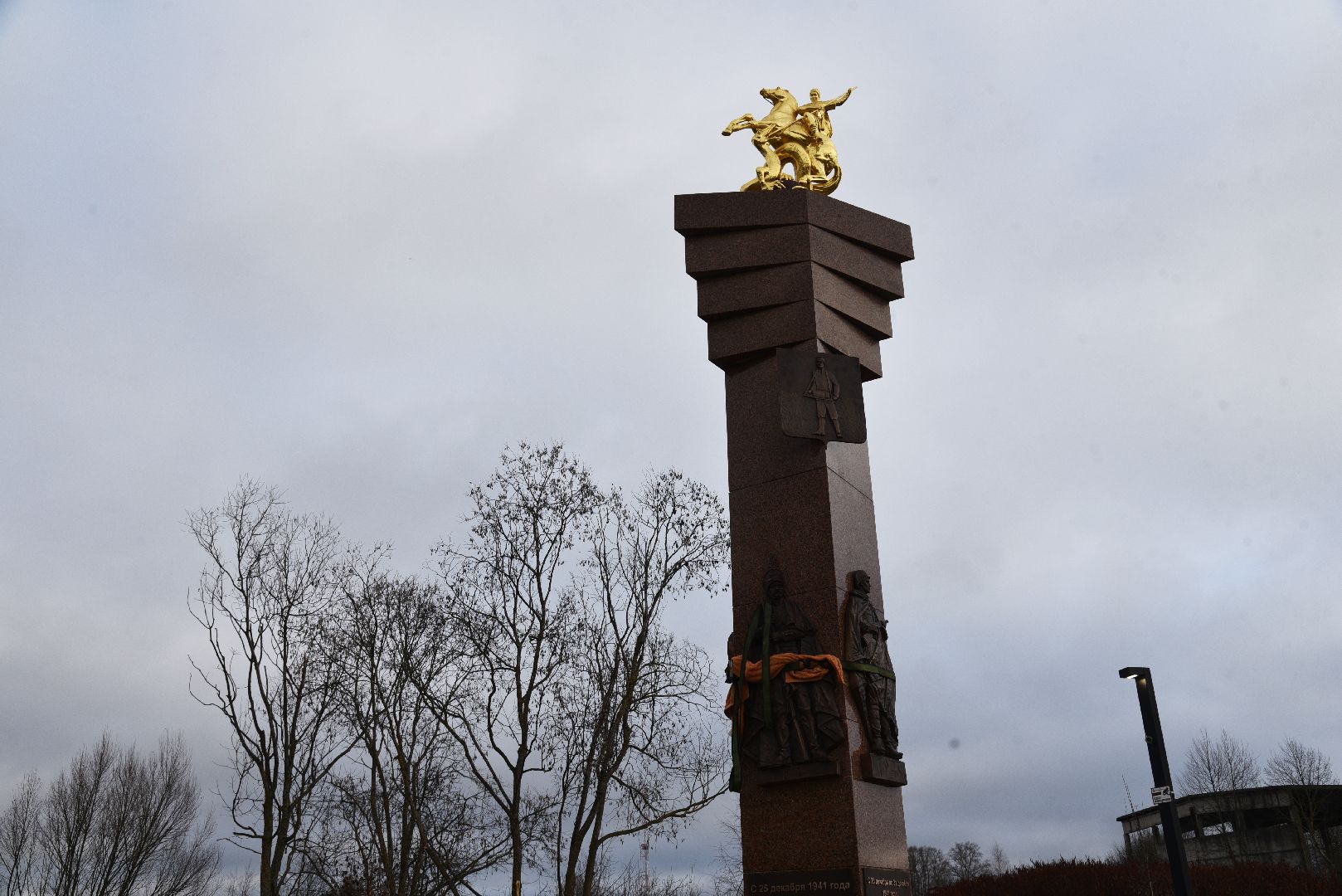 лотошино, калицино, благоустройство, населенный пункт воинской доблести, стела,