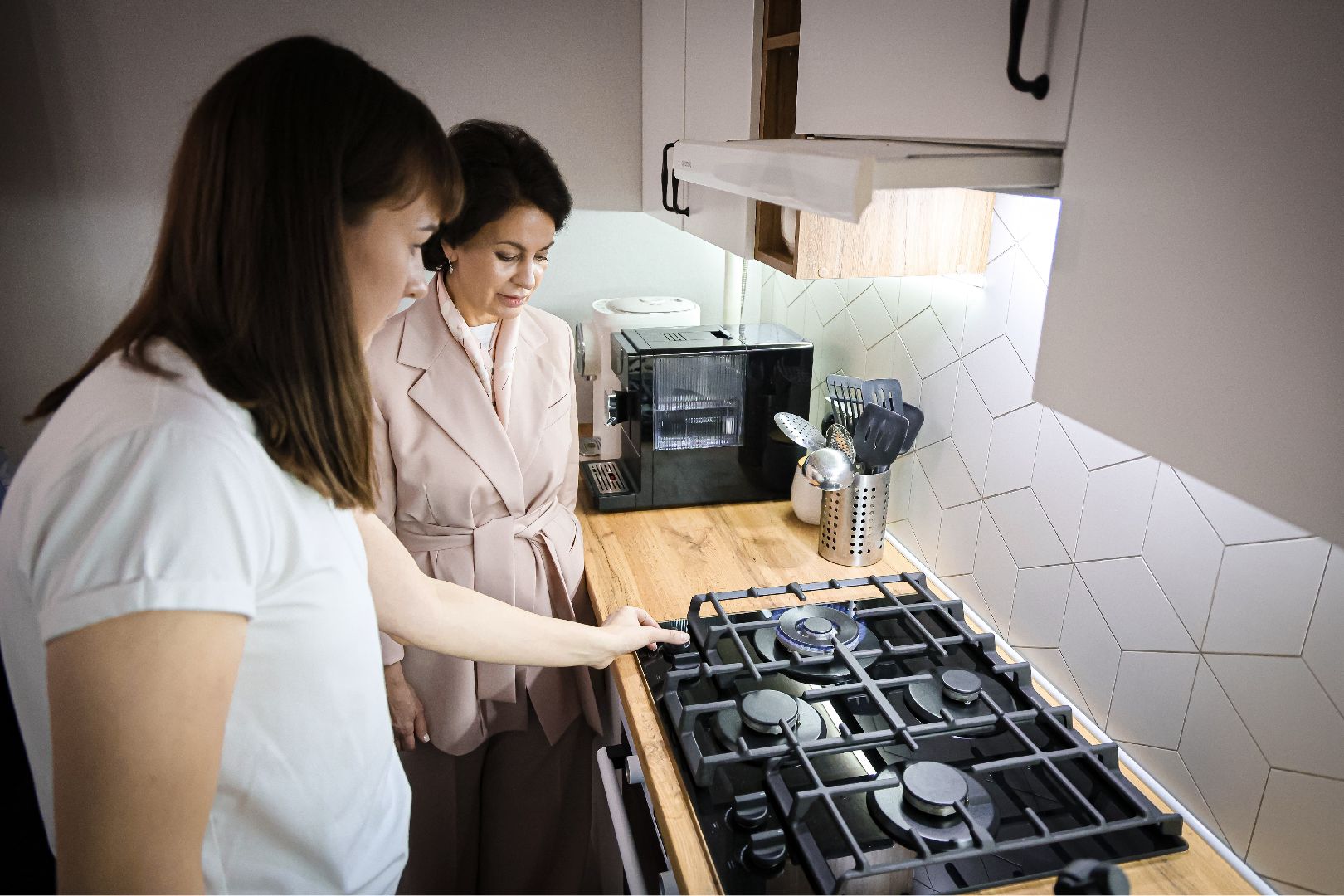 клин, общество, жкх, пуск газа, люди,