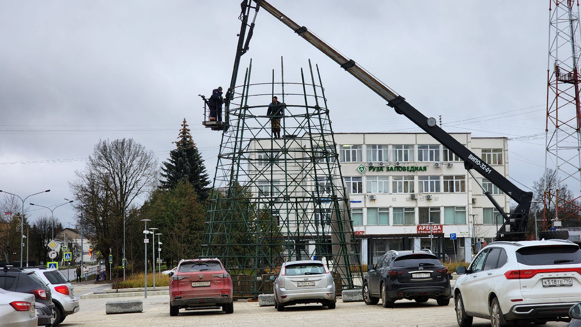 Руза , Новый год, украшение к новому году,благоустройство,