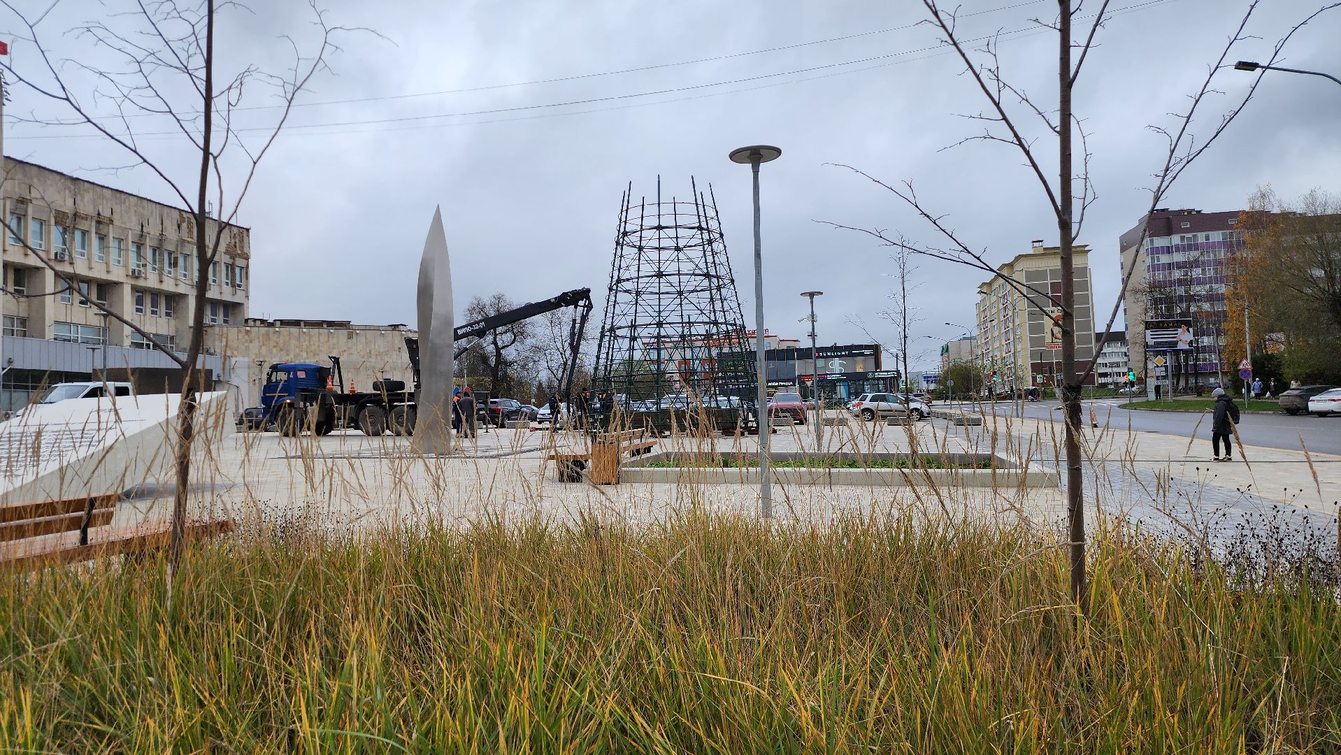 Руза , Новый год, украшение к новому году,благоустройство,