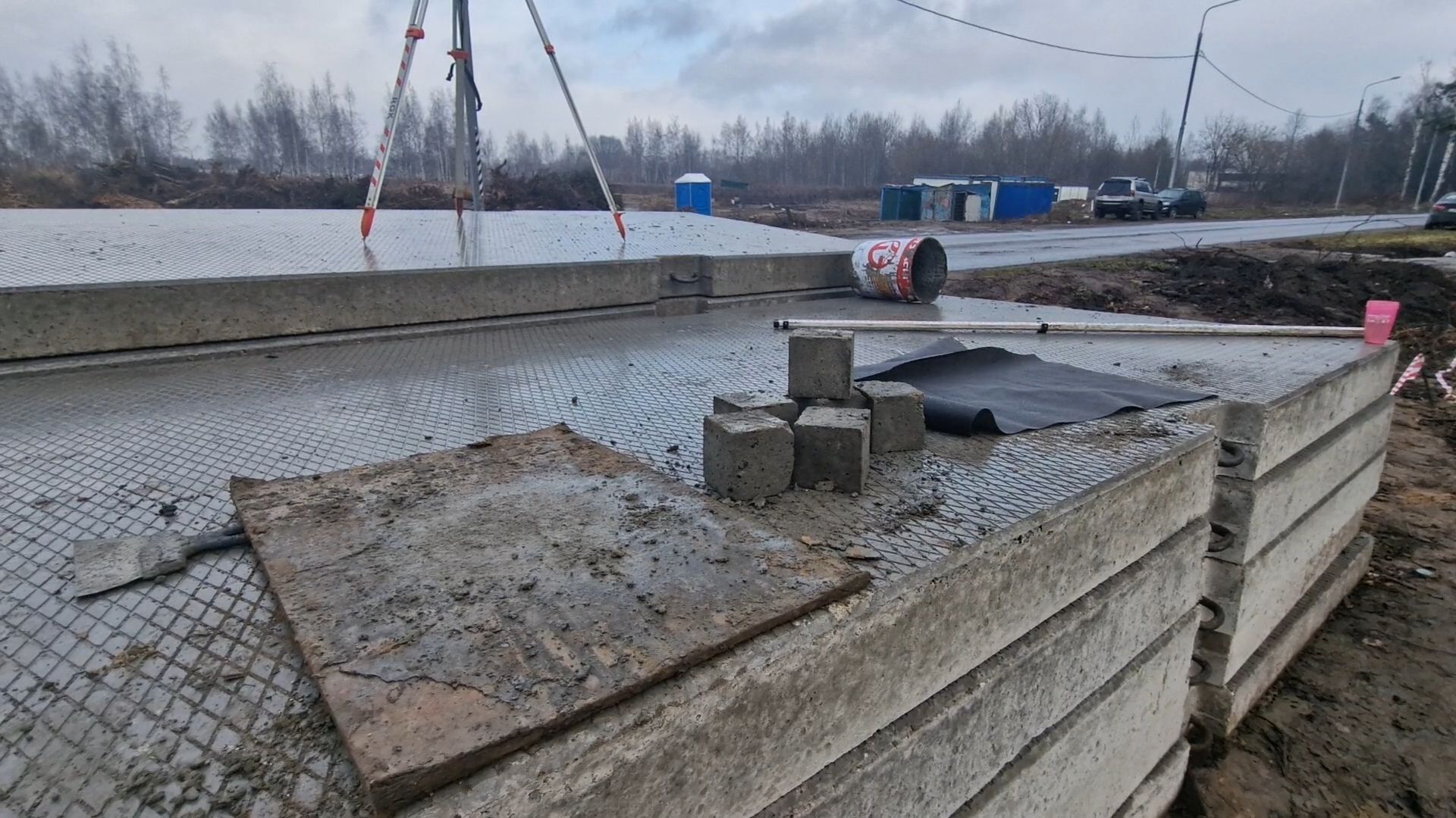 строительство путепровода у деревни черное в балашихе, балашиха,