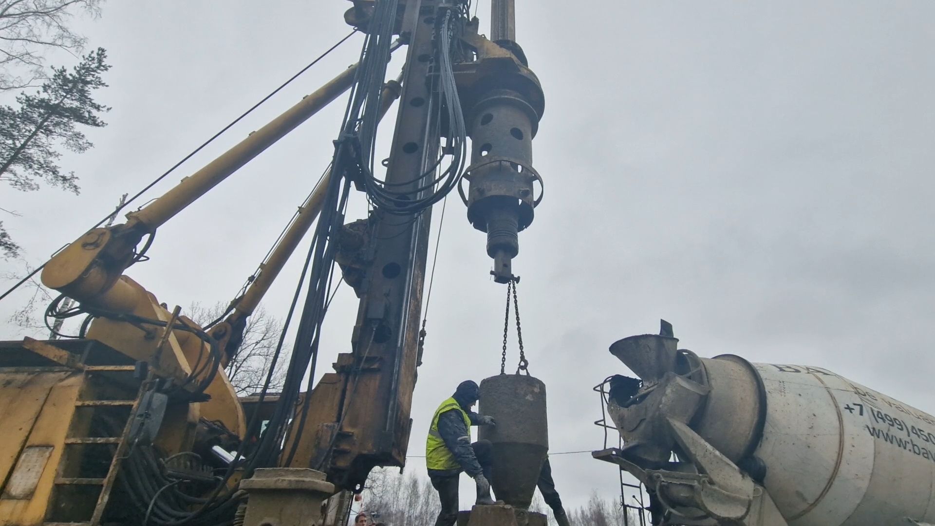 строительство путепровода у деревни черное в балашихе, балашиха,