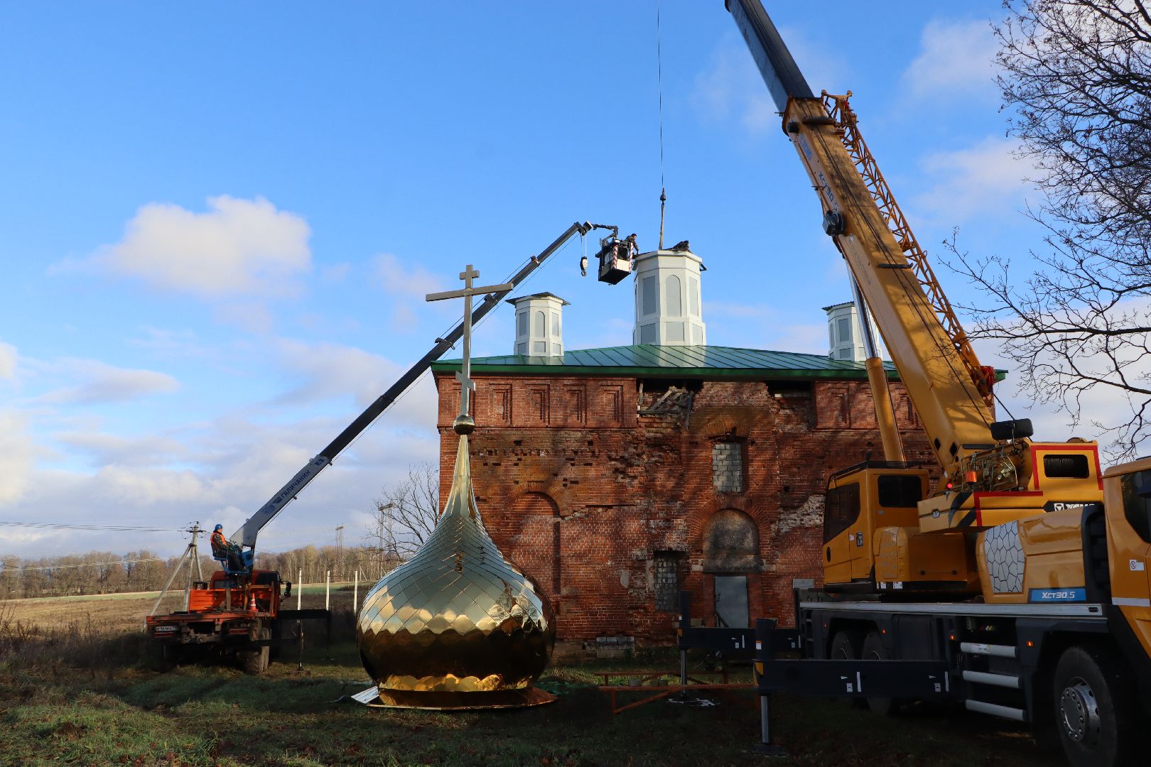 серебряные пруды, клемово, реставрация церквей, богородицерождественская церковь в клемово, культурное наследие,