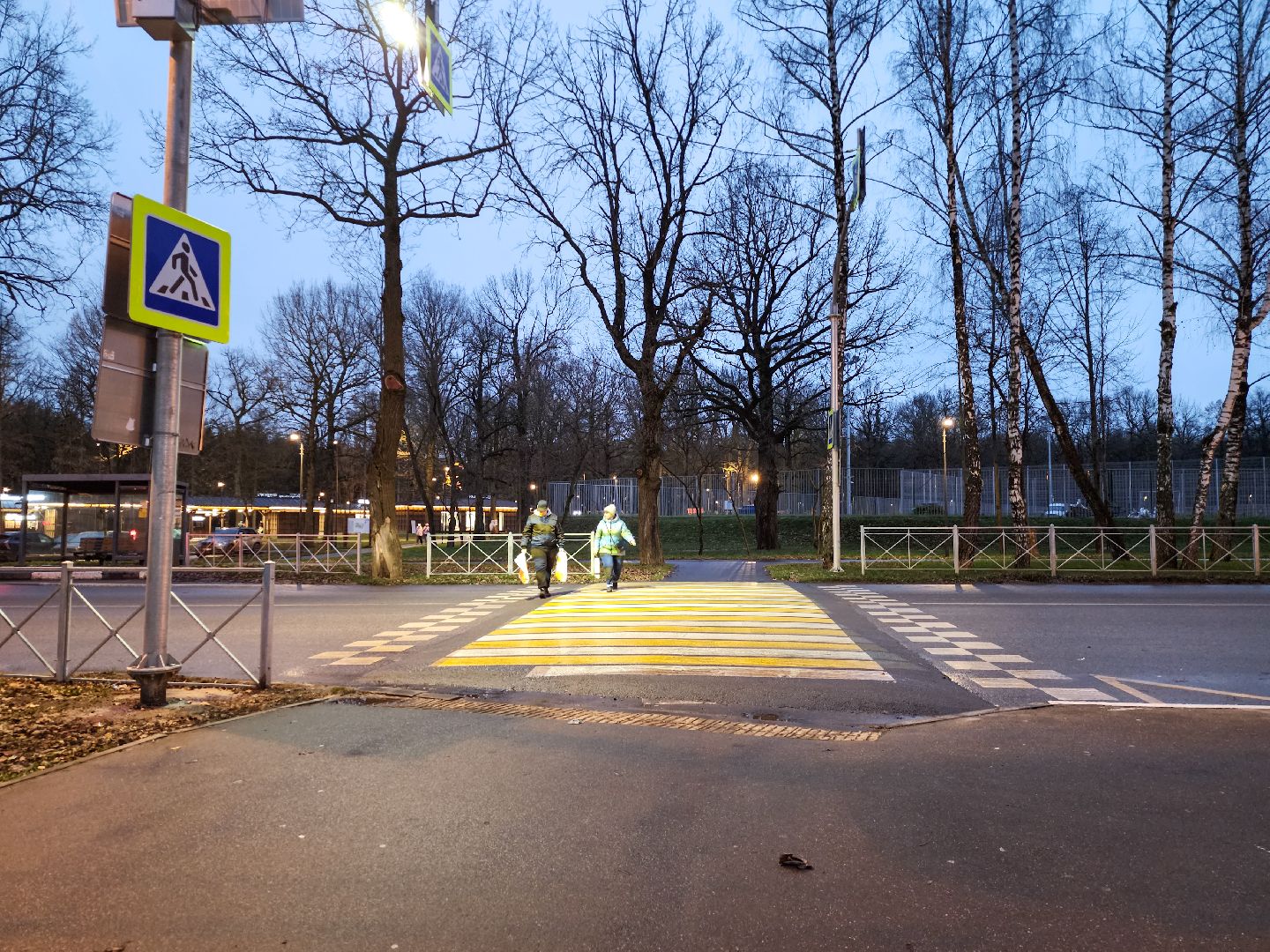 Подольск, Пешеходный переход,Световая проекция,