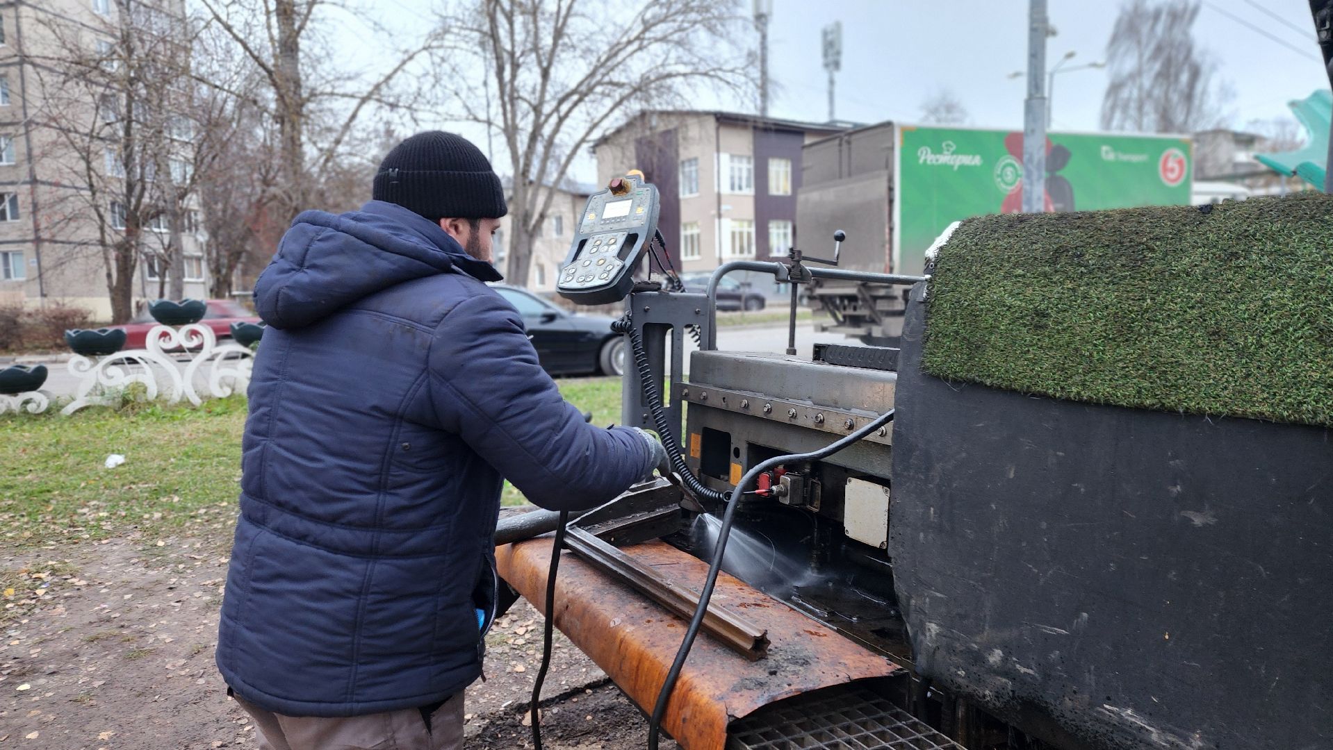 клин, улица карла маркса, новый асфальт, дороги,