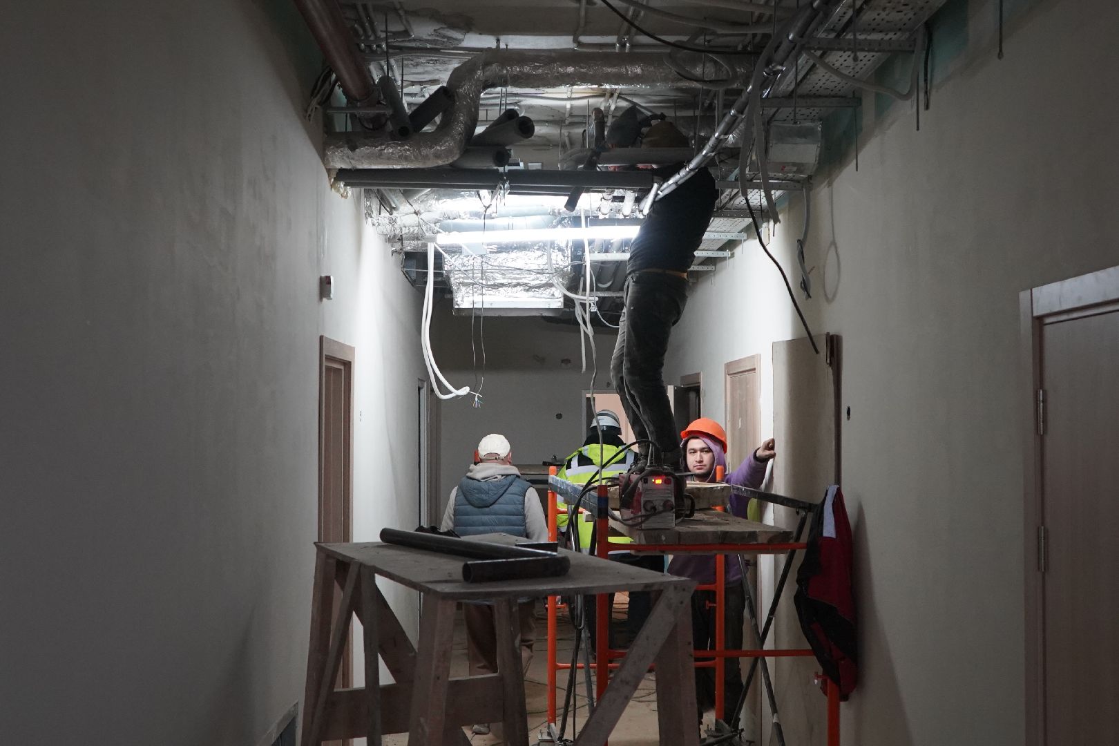 Михнево, строительство, подстанция скорой помощи,