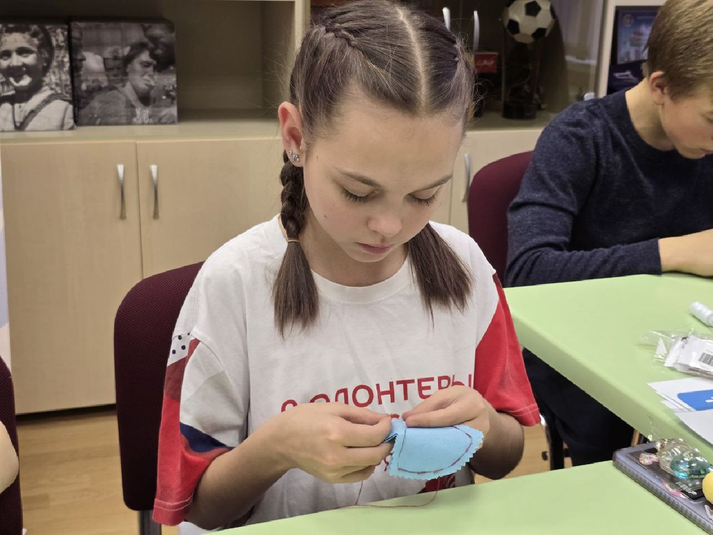 можайск, можайский муниципальный округ, подмосковье, центр детских инициатив , школа Гармония, школьники, ангелы победы, теплый плед,добрые инициативы ,