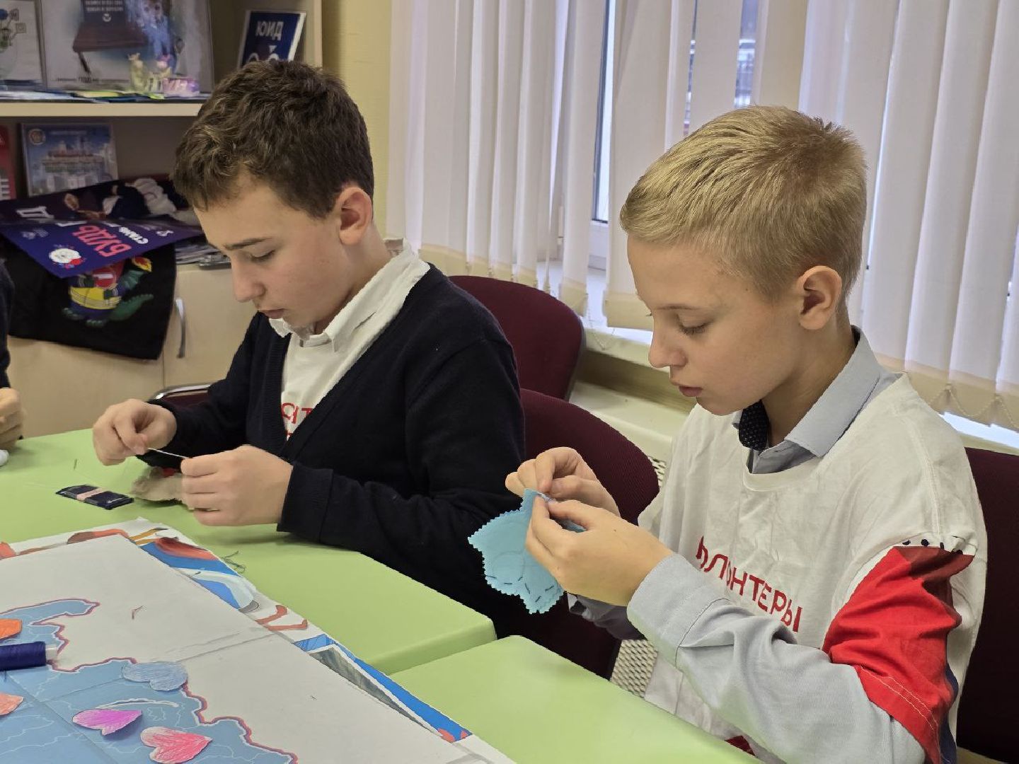 можайск, можайский муниципальный округ, подмосковье, центр детских инициатив , школа Гармония, школьники, ангелы победы, теплый плед,добрые инициативы ,