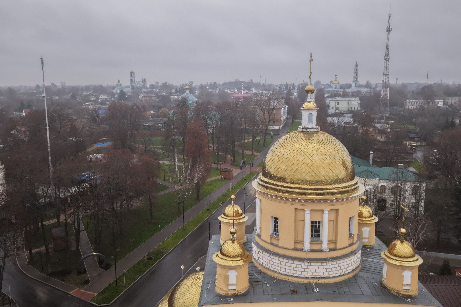 видео с коптера, благоустройство в кашире, благоустройство 2025, улица советская кашира,