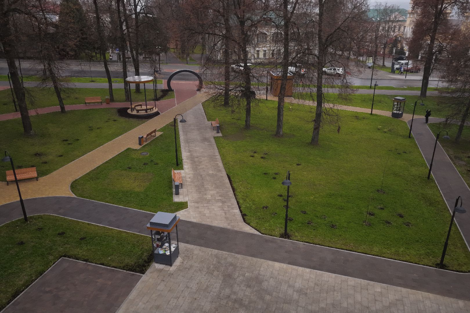 видео с коптера, благоустройство в кашире, благоустройство 2025, улица советская кашира,