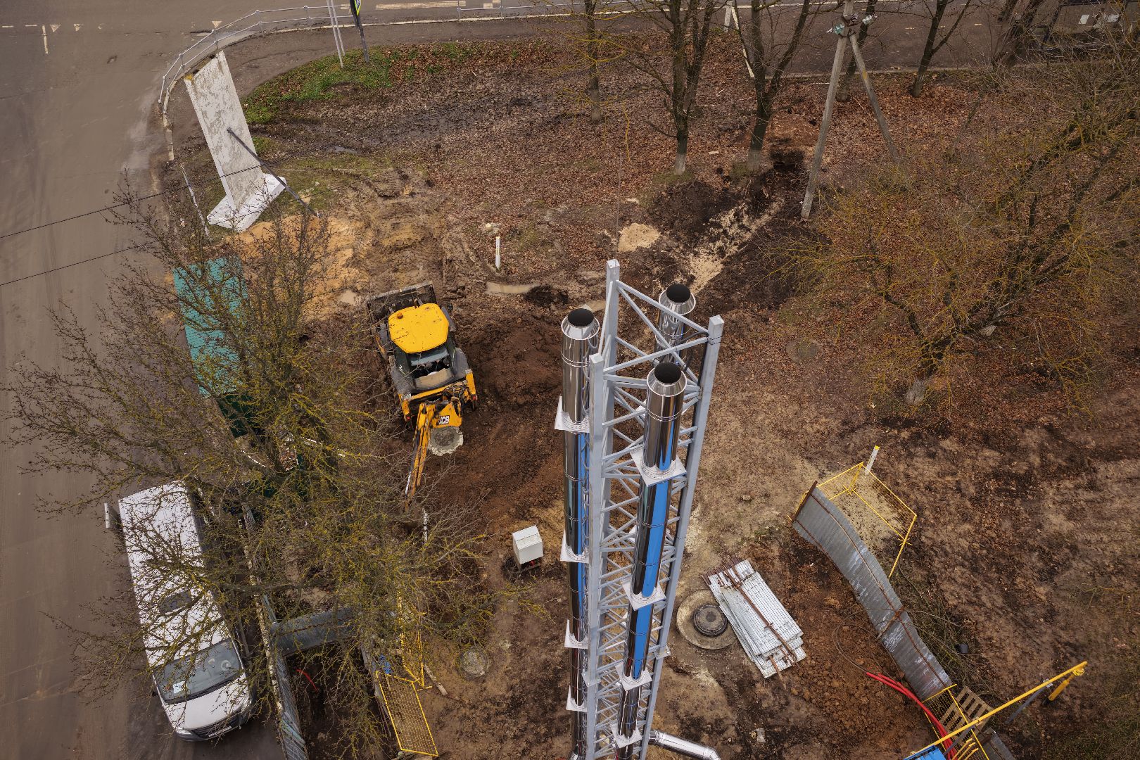 видео с коптера, котельная в кашире, котельная на улице коммунистическая,