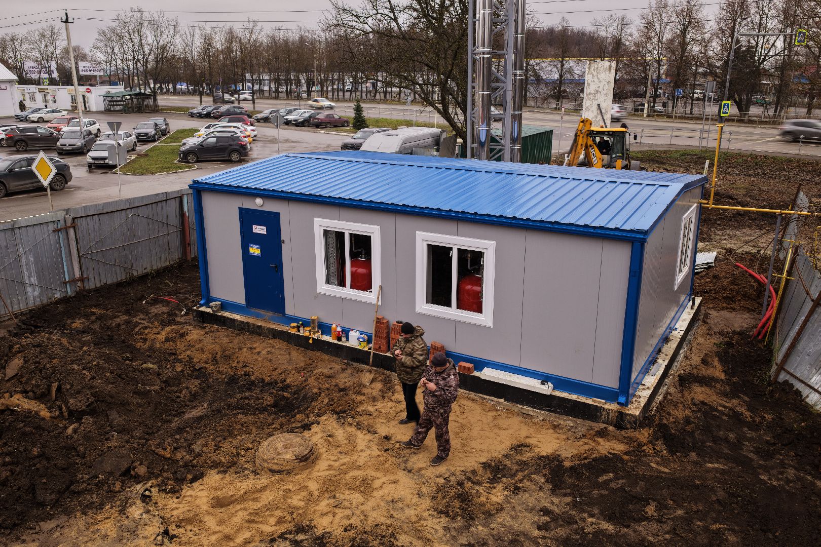 видео с коптера, котельная в кашире, котельная на улице коммунистическая,