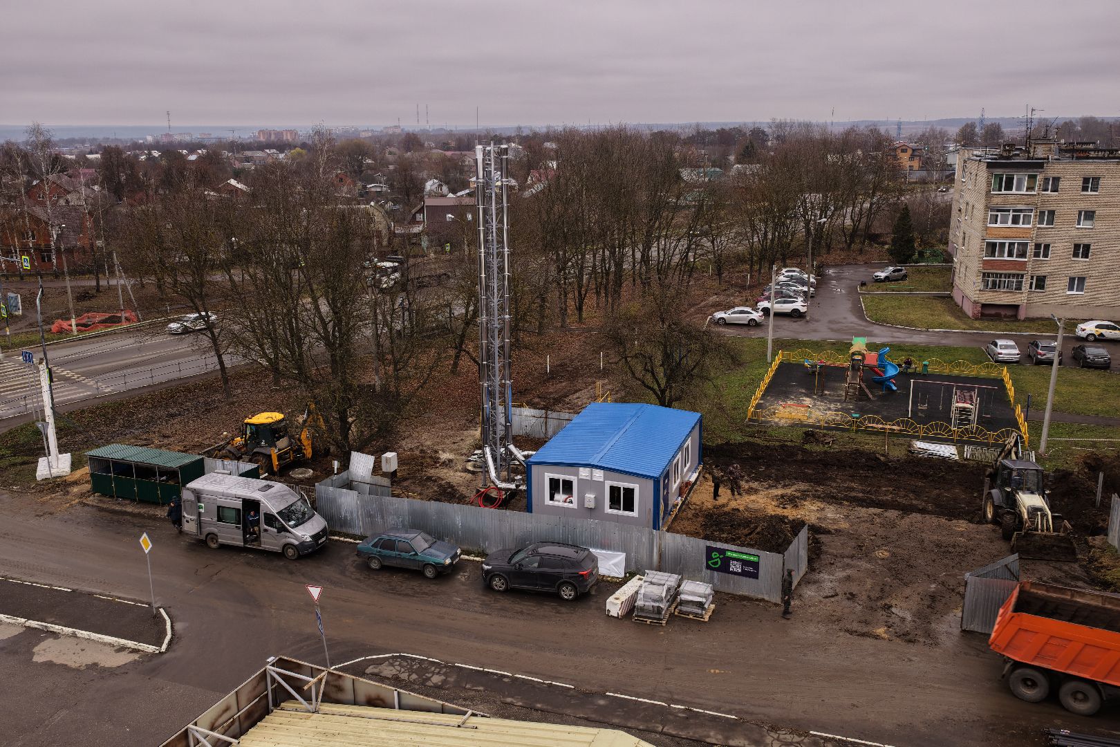 видео с коптера, котельная в кашире, котельная на улице коммунистическая,