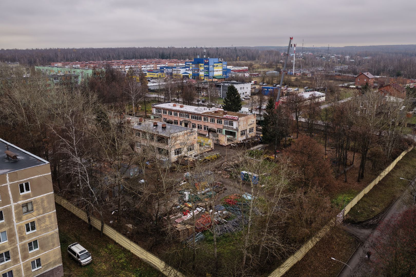 видео с коптера, детский сад 13 в кашире, капремонт детского сада в кашире,