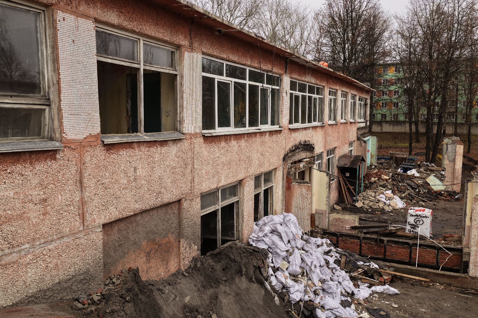 видео с коптера, детский сад 13 в кашире, капремонт детского сада в кашире,