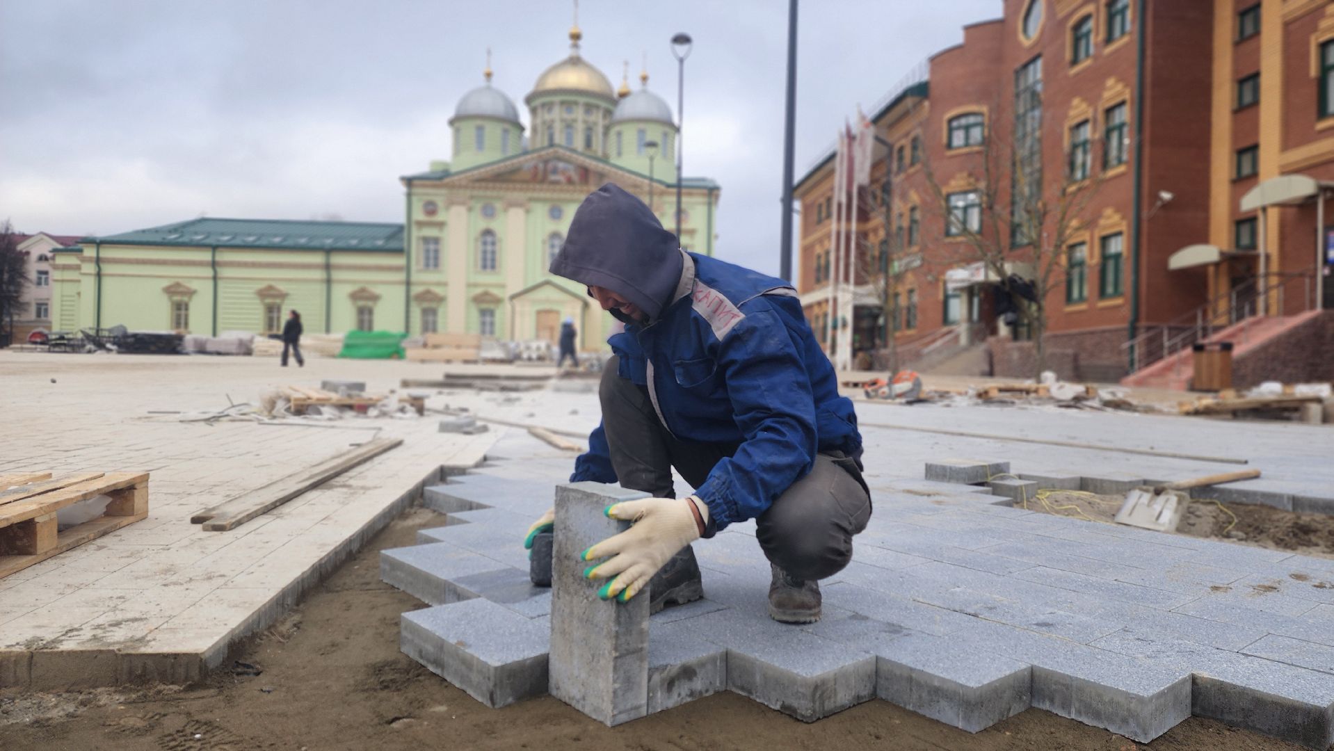 клин, благоустройство, советская площадь, папивинский бульвар,