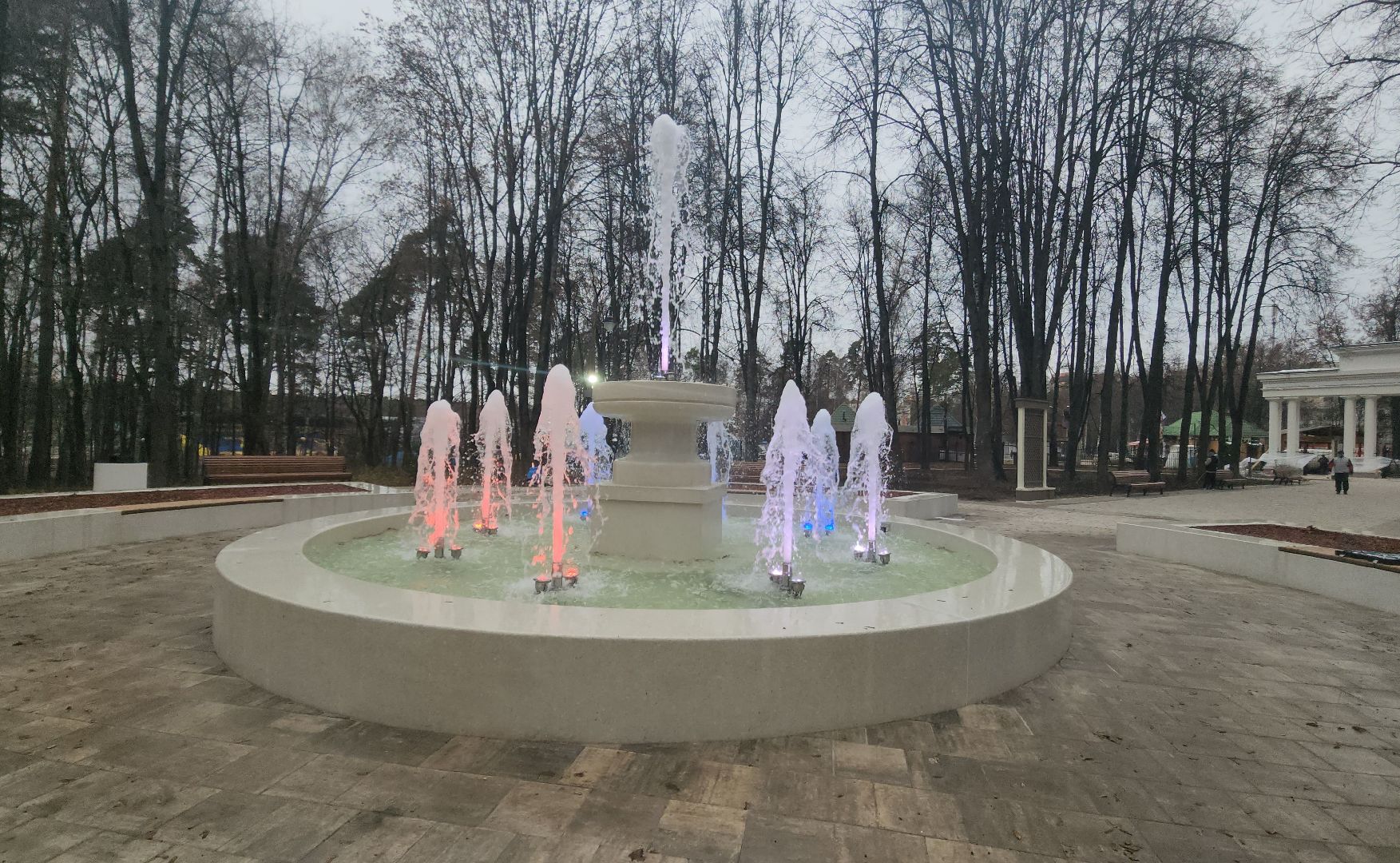городской парк, новый фонтан, красногорск,