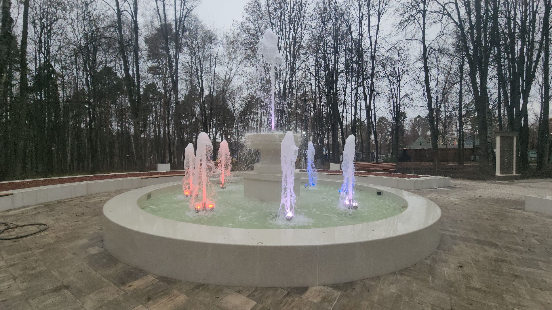 городской парк, новый фонтан, красногорск,