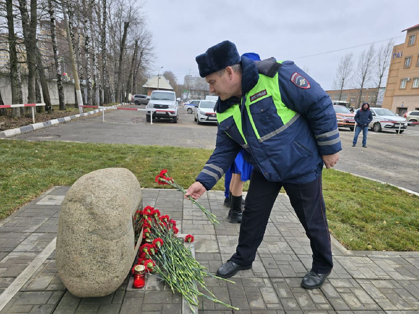 можайск, можайский муниципальный округ, подмосковье, открытие памятника, В память о жертвах ДТП, Госавтоинспекция Можайского округа,