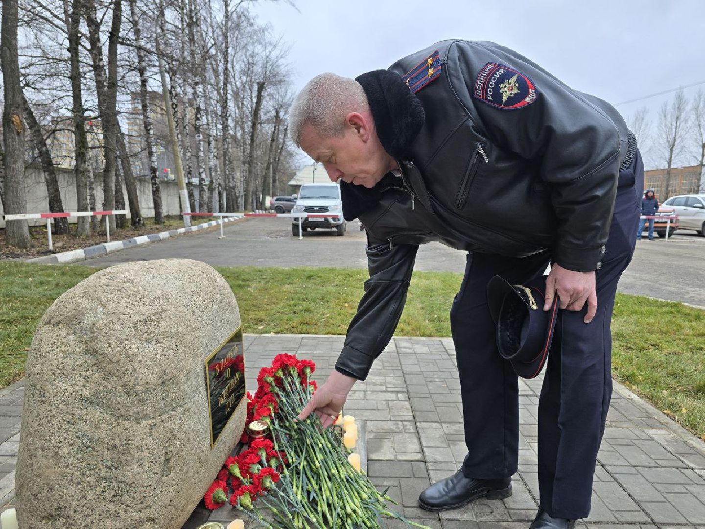 можайск, можайский муниципальный округ, подмосковье, открытие памятника, В память о жертвах ДТП, Госавтоинспекция Можайского округа,
