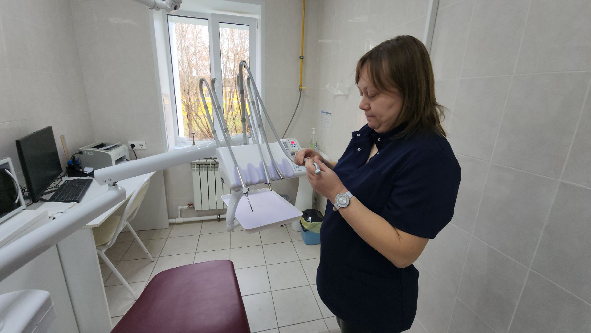 кашира, медицина, стоматология, новое оборудование, стоматологическая установка, здравоохранение,