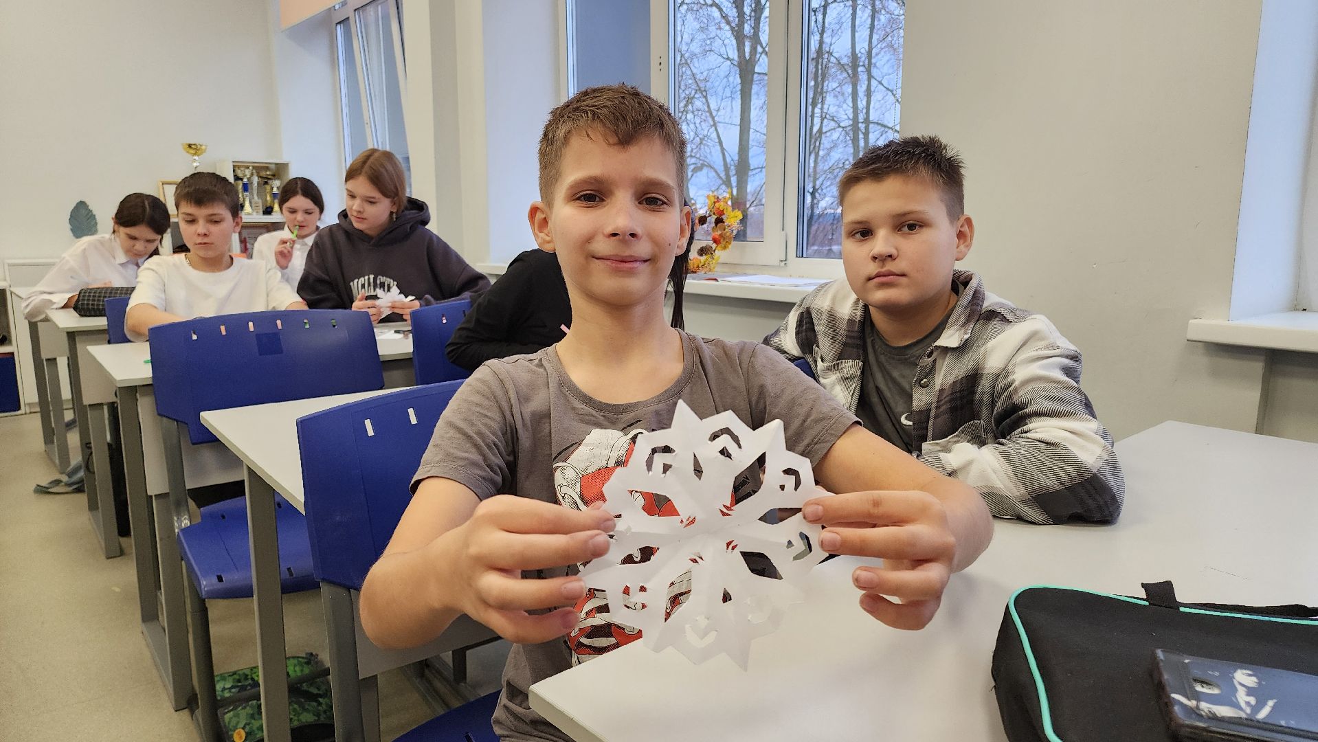 кашира, школа, дети, сво, гуманитарная помощь, новый год,