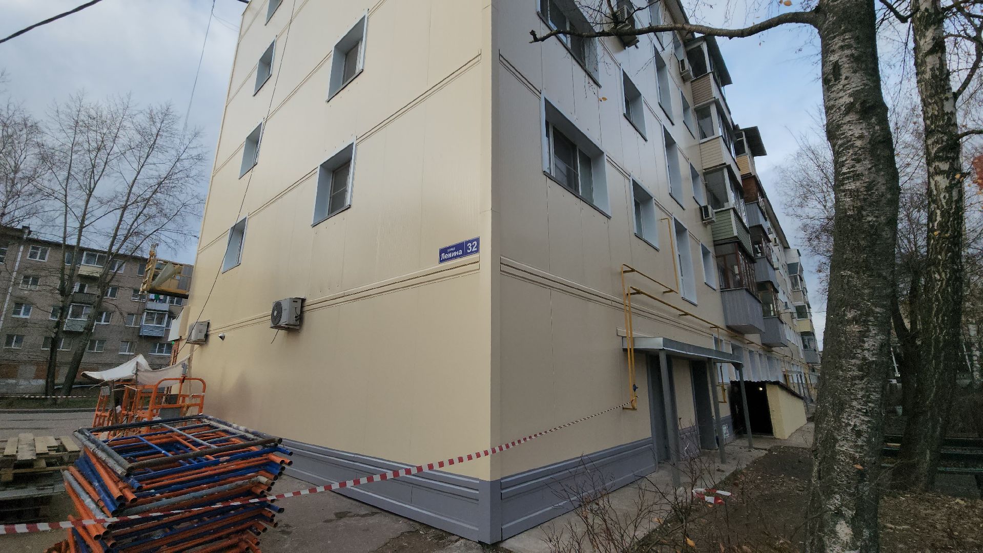 серпухов, поселок большевик, капитальный ремонт фасада,