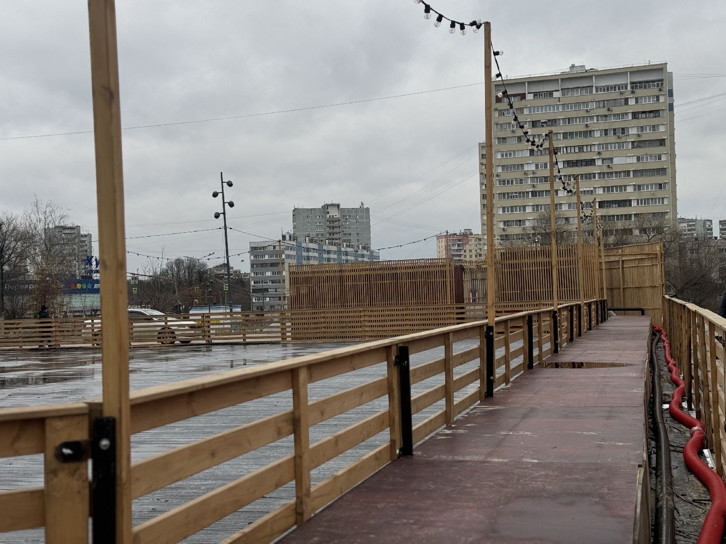 каток , зима в подмосковье, ленинский городской округ,