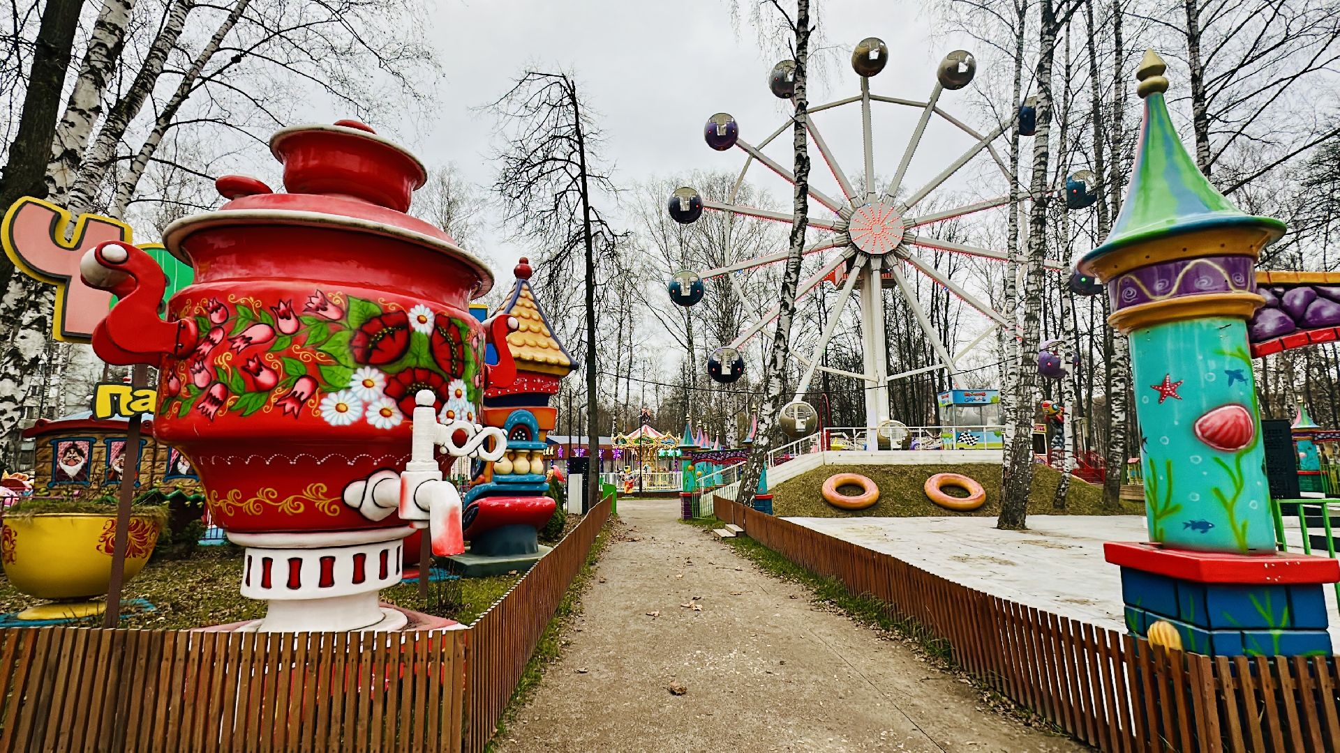 пушкинский городской округ, пушкино, Пушкинский парк, центральный парк культуры и отдыха, досуг,